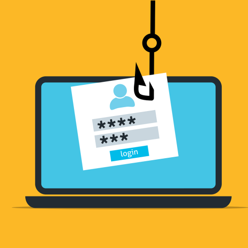 Dados sendo roubado pelo ataque de phishing